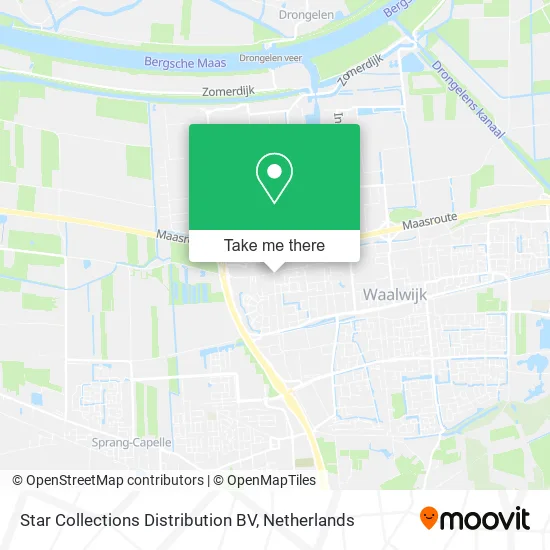 Star Collections Distribution BV map