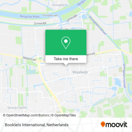 Booklets International map