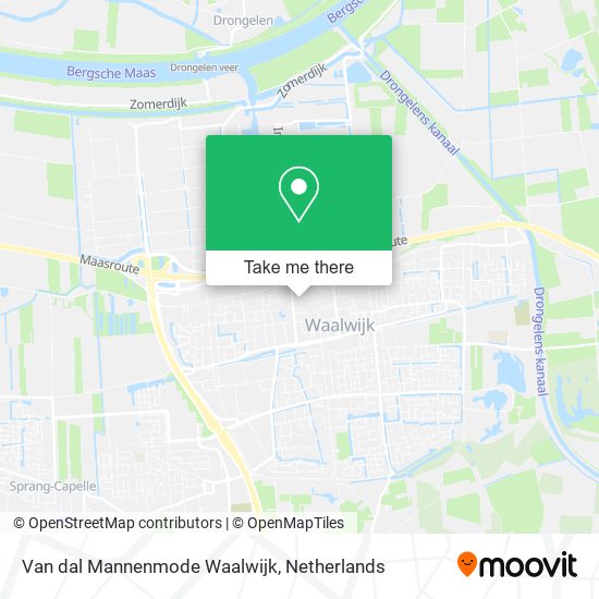 Van dal Mannenmode Waalwijk map