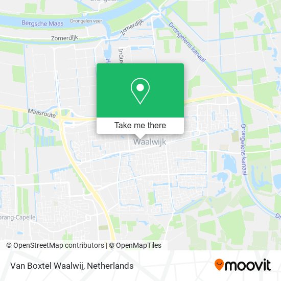 Van Boxtel Waalwij map