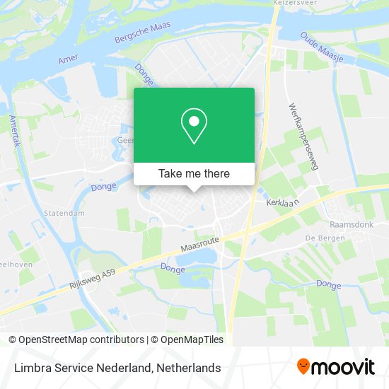 Limbra Service Nederland map