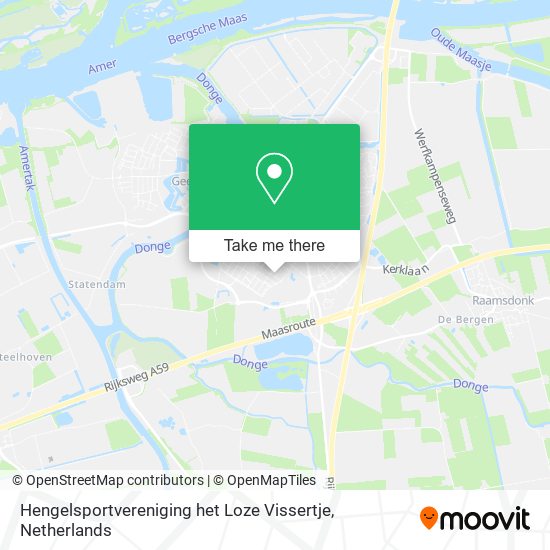 Hengelsportvereniging het Loze Vissertje Karte