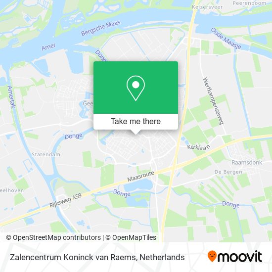 Zalencentrum Koninck van Raems map