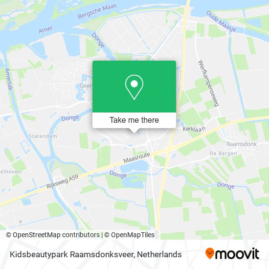 Kidsbeautypark Raamsdonksveer Karte