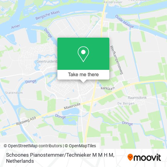 Schoones Pianostemmer / Technieker M M H M map