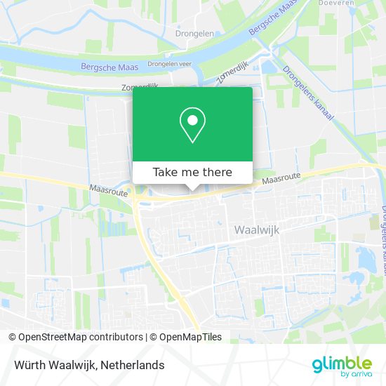 Würth Waalwijk Karte