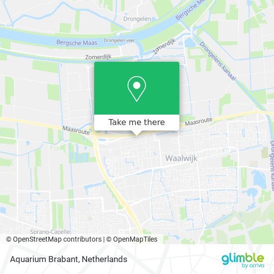 Aquarium Brabant Karte