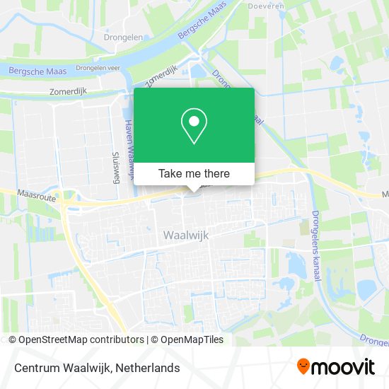 Centrum Waalwijk map