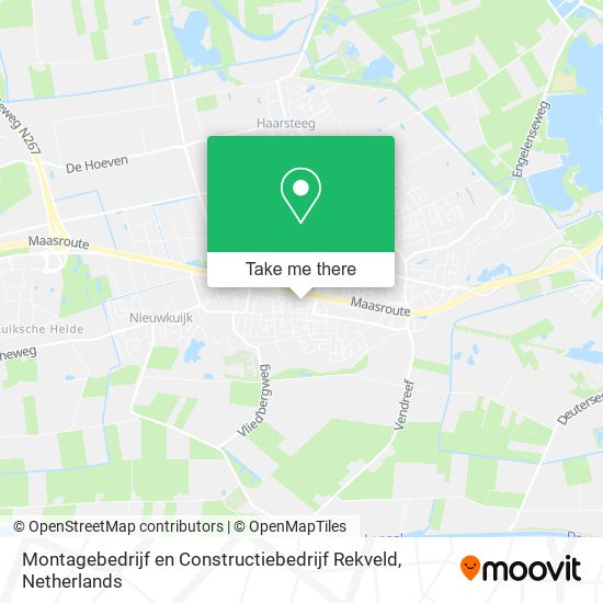 Montagebedrijf en Constructiebedrijf Rekveld map