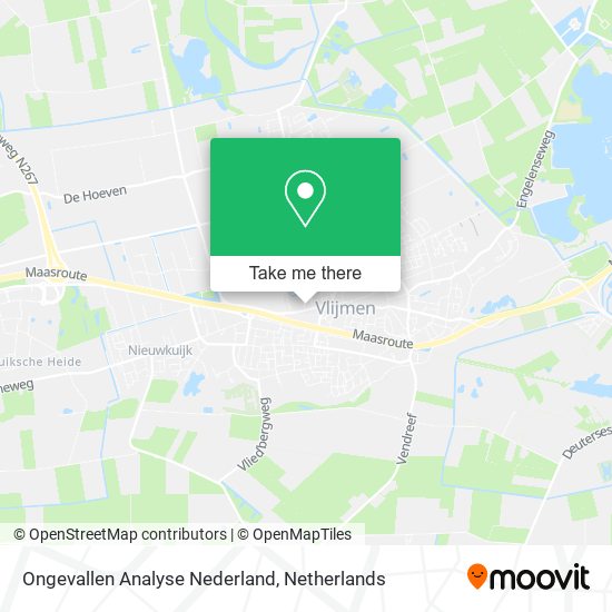 Ongevallen Analyse Nederland map