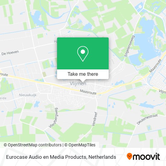 Eurocase Audio en Media Products map