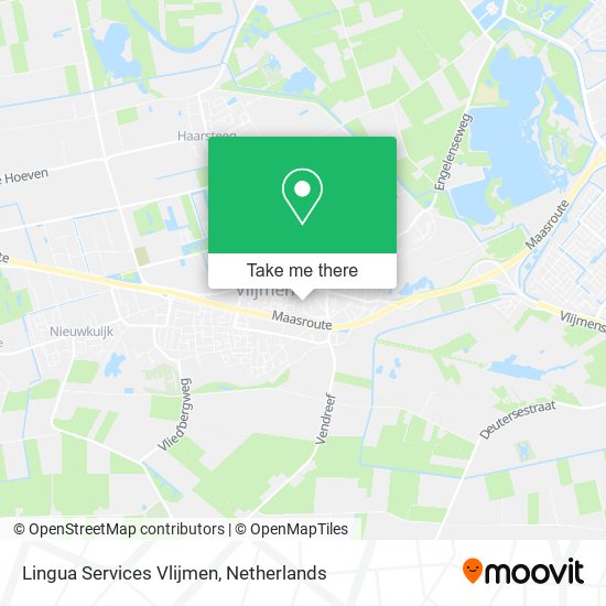 Lingua Services Vlijmen map