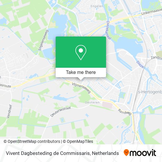 Vivent Dagbesteding de Commissaris map