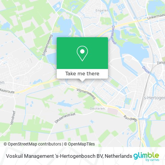 Voskuil Management 's-Hertogenbosch BV map