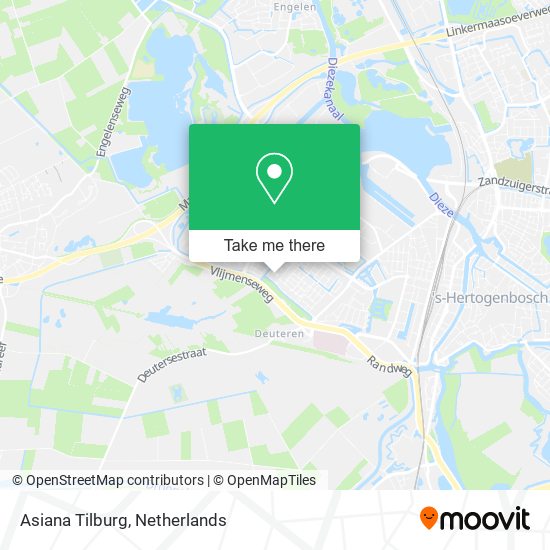 Asiana Tilburg map