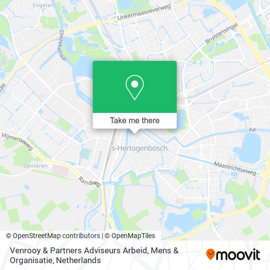 Venrooy & Partners Adviseurs Arbeid, Mens & Organisatie map