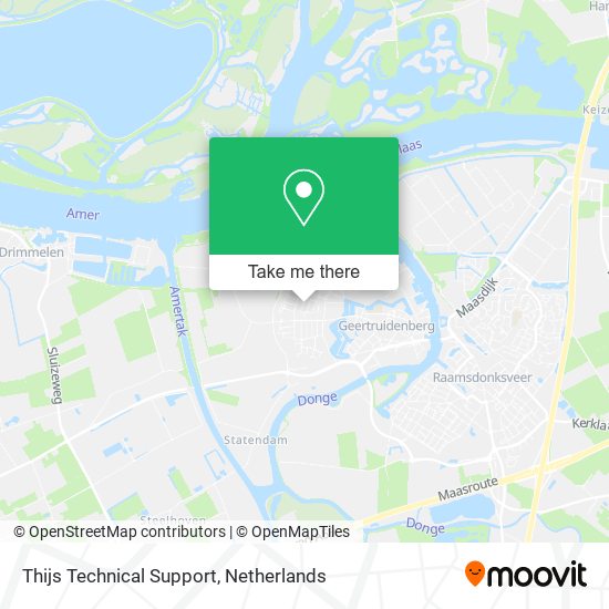 Thijs Technical Support map