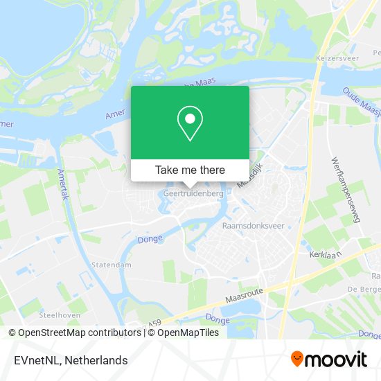 EVnetNL map