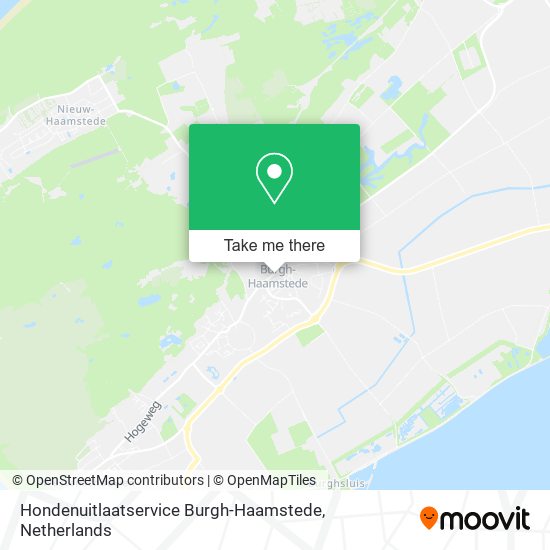 Hondenuitlaatservice Burgh-Haamstede map
