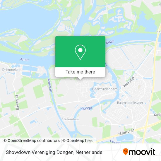 Showdown Vereniging Dongen map