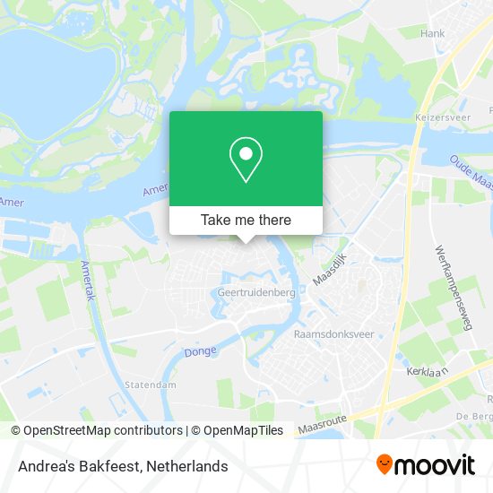 Andrea's Bakfeest map