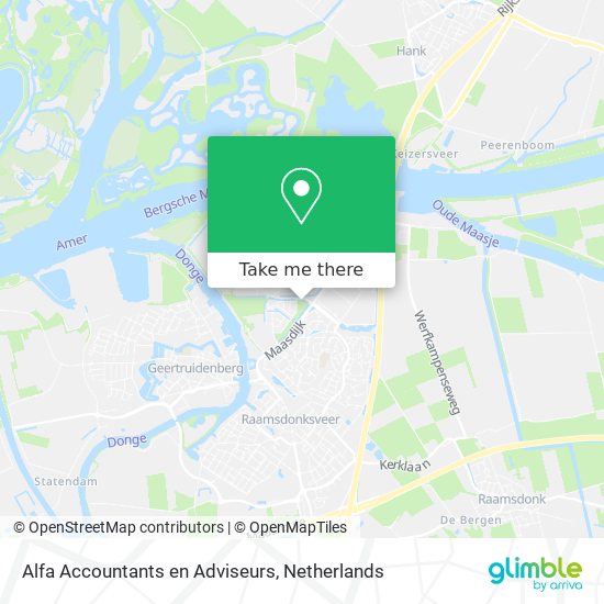 Alfa Accountants en Adviseurs map