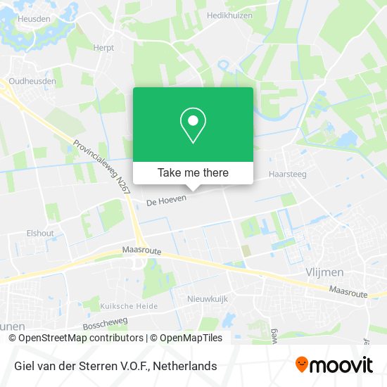 Giel van der Sterren V.O.F. map