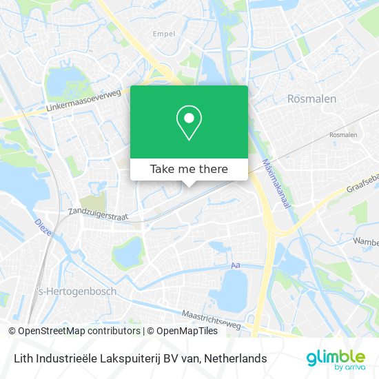 Lith Industrieële Lakspuiterij BV van map