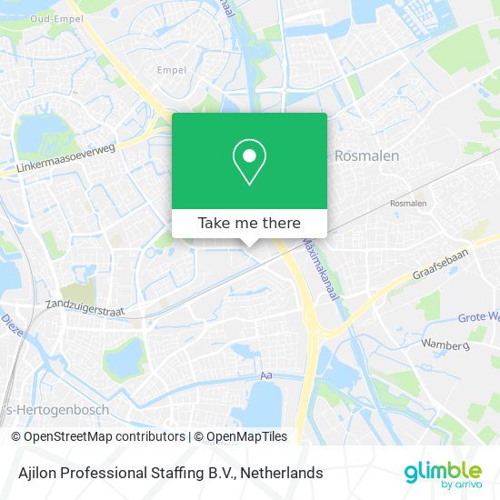 Ajilon Professional Staffing B.V. map