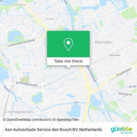 Asn Autoschade Service den Bosch BV Karte