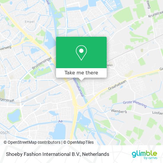 Shoeby Fashion International B.V. map