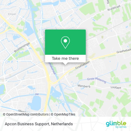 Apcon Business Support map