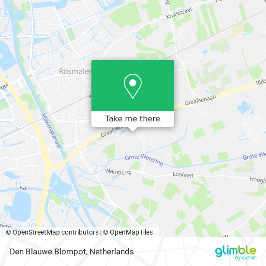 Den Blauwe Blompot map