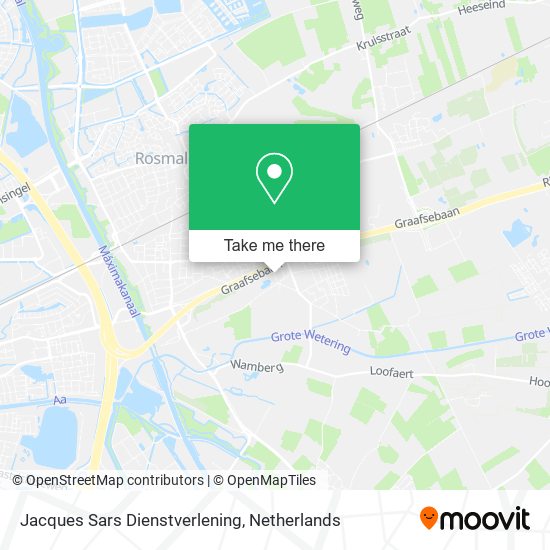 Jacques Sars Dienstverlening map