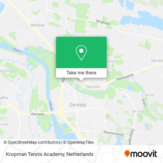 Kropman Tennis Academy map