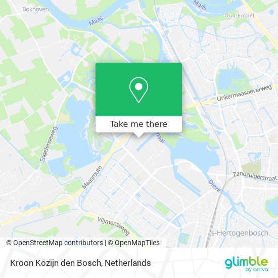 Kroon Kozijn den Bosch Karte