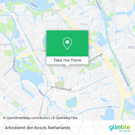 Arbodienst den Bosch map