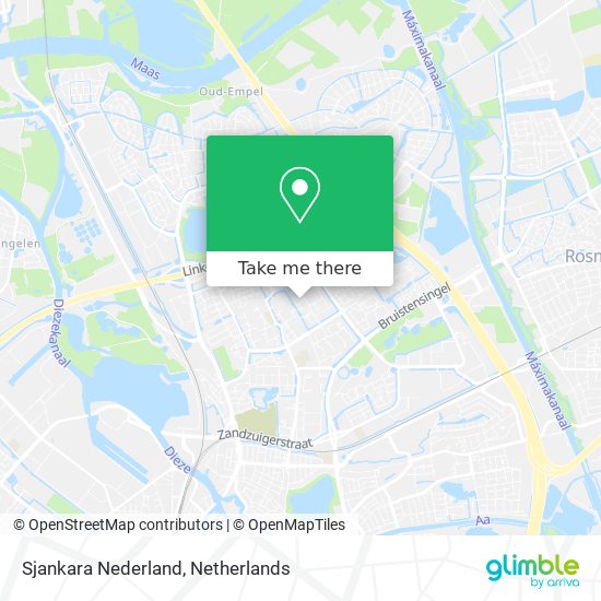 Sjankara Nederland map