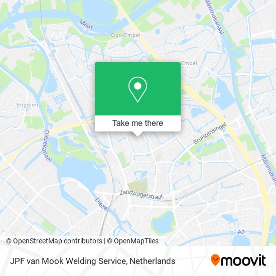 JPF van Mook Welding Service map