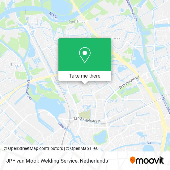 JPF van Mook Welding Service map