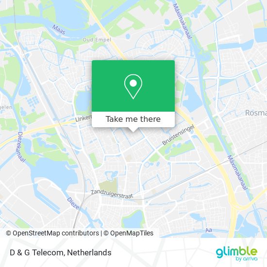 D & G Telecom map