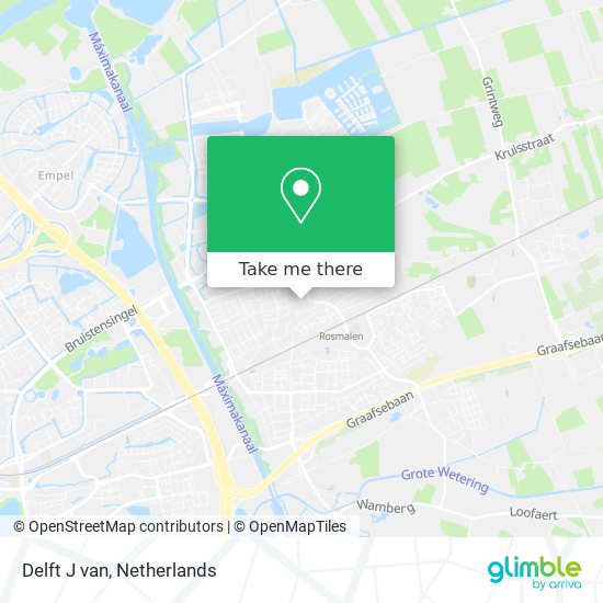 Delft J van map