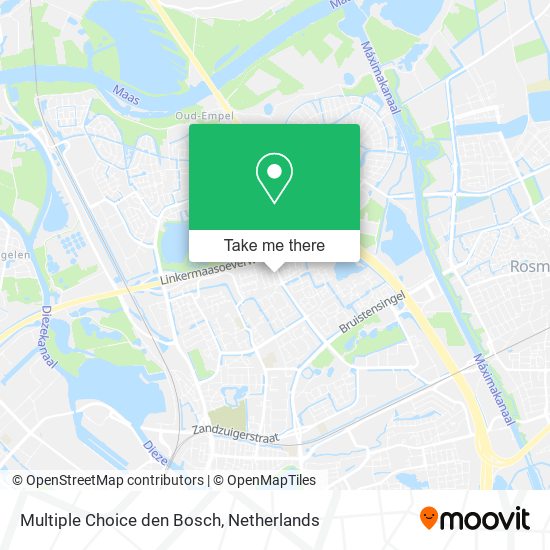 Multiple Choice den Bosch map