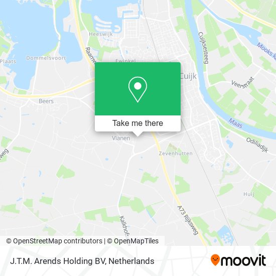 J.T.M. Arends Holding BV map
