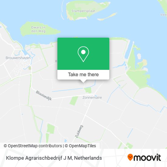 Klompe Agrarischbedrijf J M map