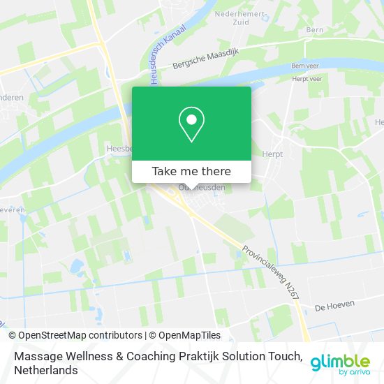 Massage Wellness & Coaching Praktijk Solution Touch Karte