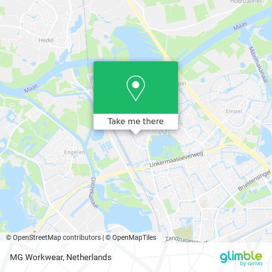 MG Workwear map