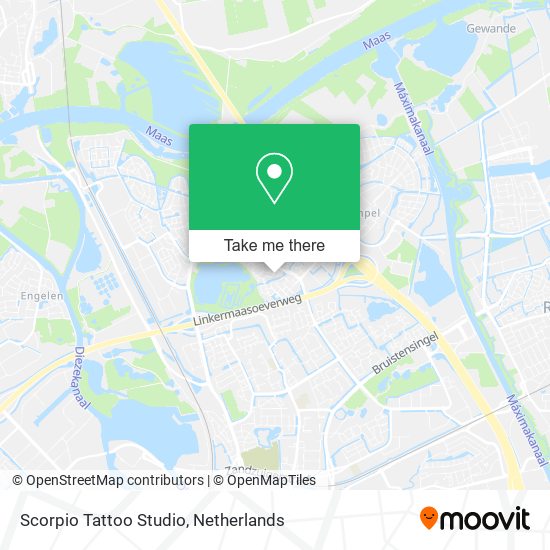 Scorpio Tattoo Studio map