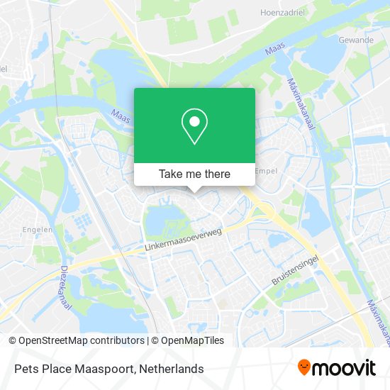 Pets Place Maaspoort map