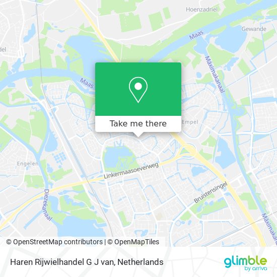 Haren Rijwielhandel G J van map